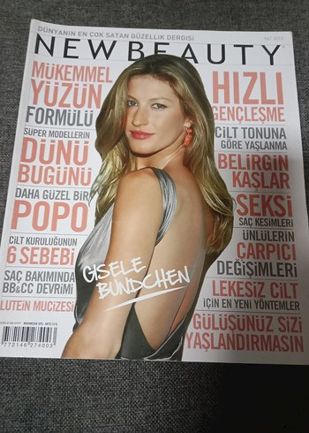New Beauty Dergisi - Gisele Bündchen Kapak - Görsel 8