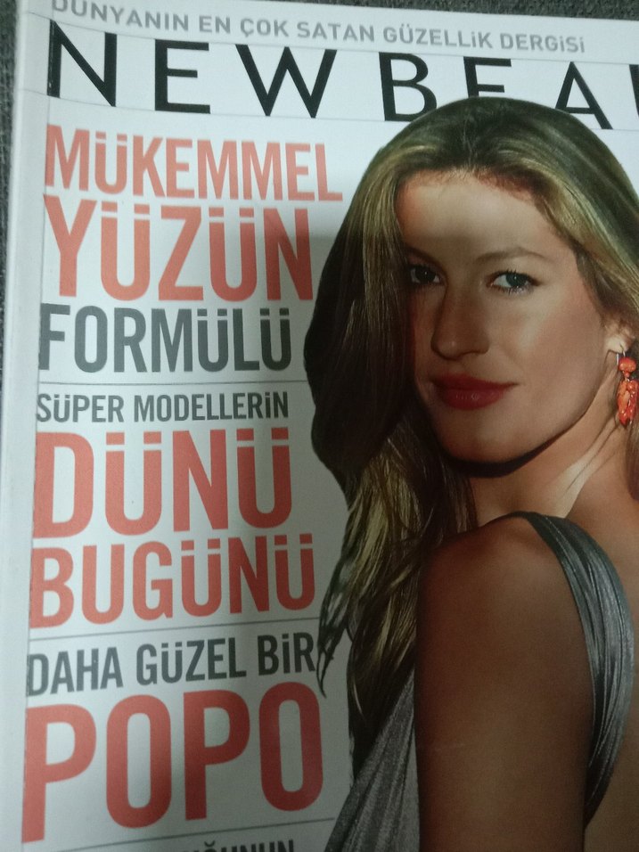 New Beauty Dergisi - Gisele Bündchen Kapak - Görsel 4