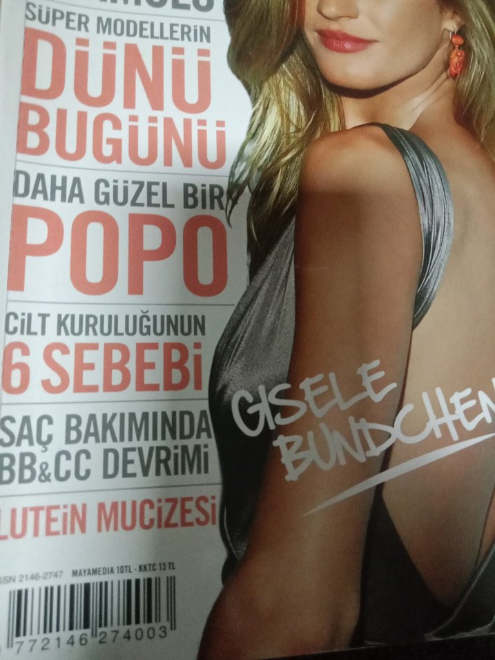 New Beauty Dergisi - Gisele Bündchen Kapak - Görsel 2