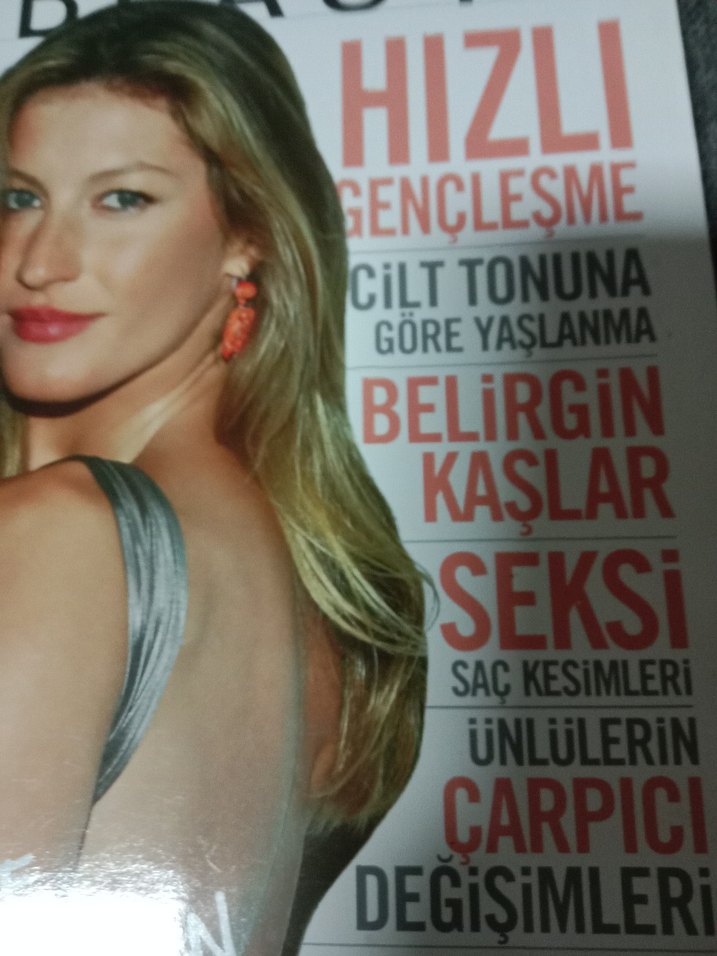 New Beauty Dergisi - Gisele Bündchen Kapak - Görsel 3