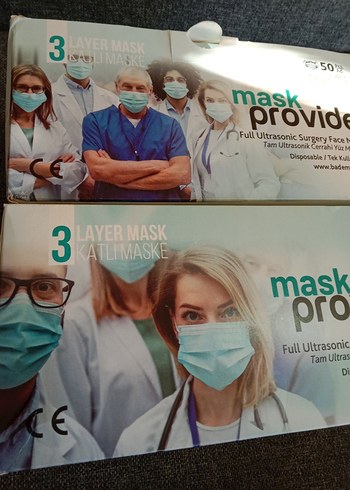 Mask Provide 3 Katlı Tek Kullanımlık Cerrahi Maske 50'li 2 paket - Görsel 5