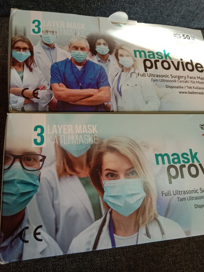 Mask Provide 3 Katlı Tek Kullanımlık Cerrahi Maske 50'li 2 paket - Görsel 5