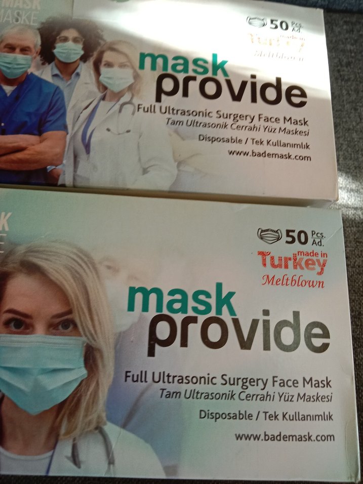 3 Katmanlı Ultrasonik Cerrahi Maske 50'li 2 paket - Görsel 4