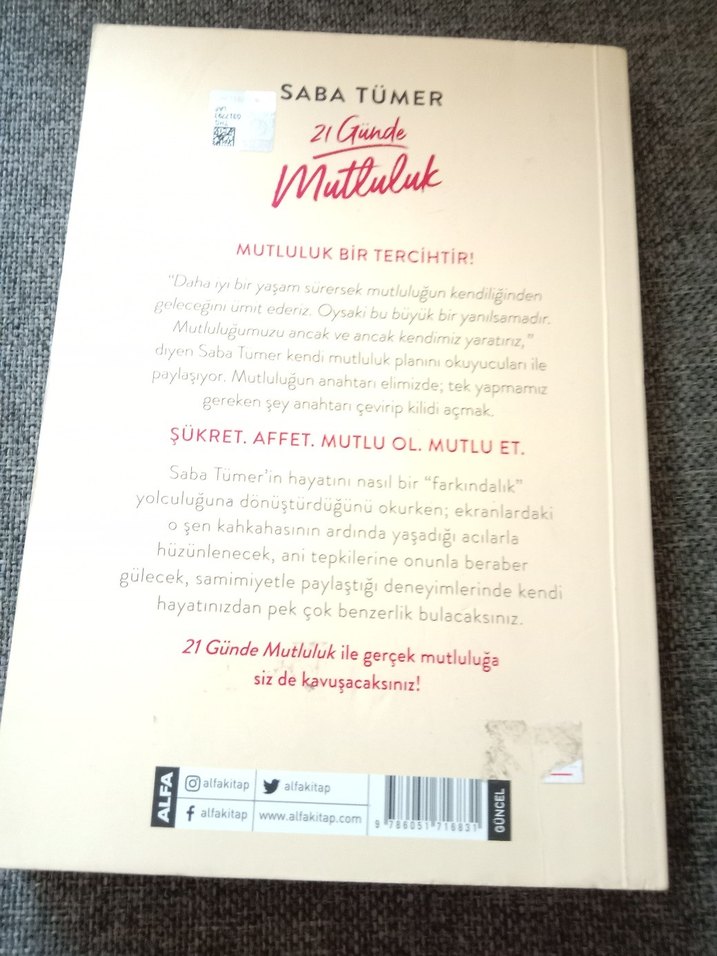 21 Günde Mutluluk - Saba Tümer - Görsel 3
