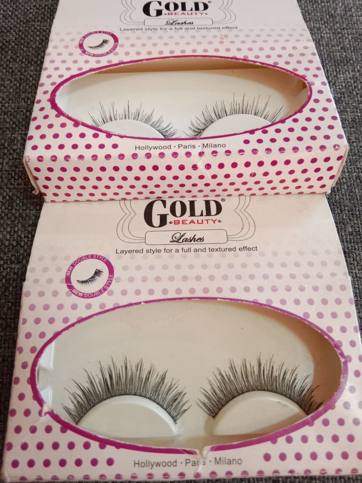 Gold Beauty Parlak Sahte Kirpik 2 li - Görsel 5