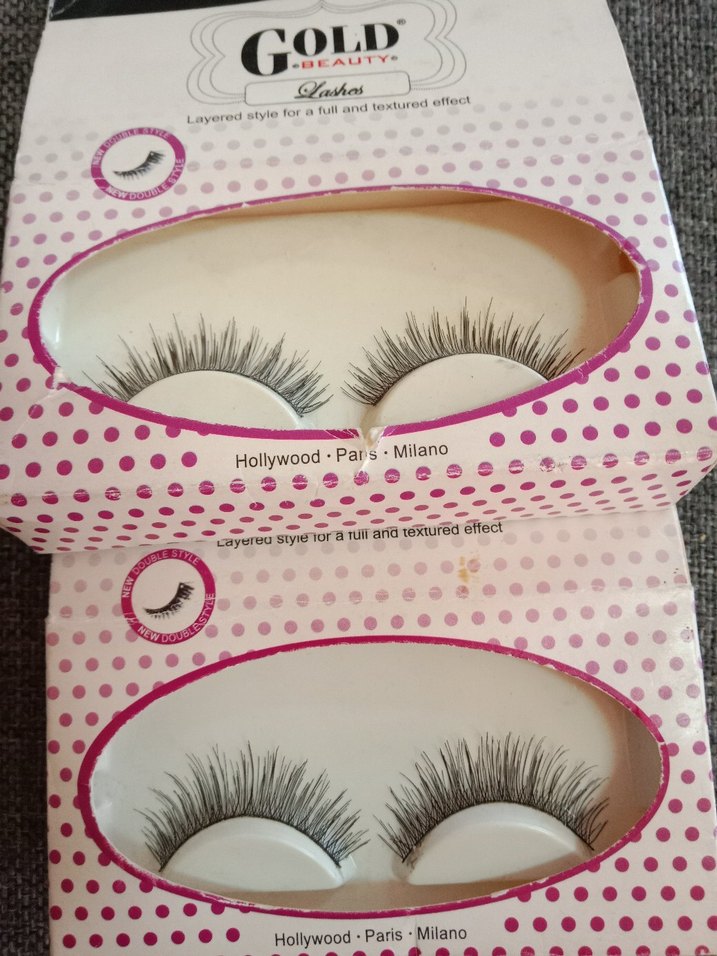 Gold Beauty Parlak Sahte Kirpik 2 li - Görsel 3