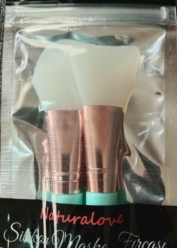 Doğalove Turkuaz Silikon Maske Fırçası Seti - Görsel 3