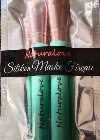 Doğalove Turkuaz Silikon Maske Fırçası Seti - Görsel 4