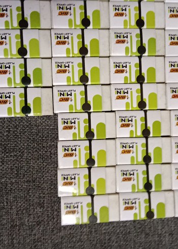 Yeni 40 lı bic beyaz büyük silgiler - Görsel 5