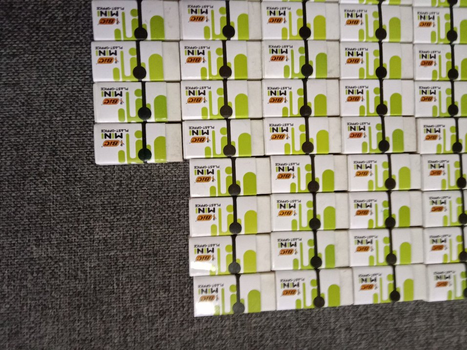 Yeni 40 lı bic beyaz büyük silgiler - Görsel 5