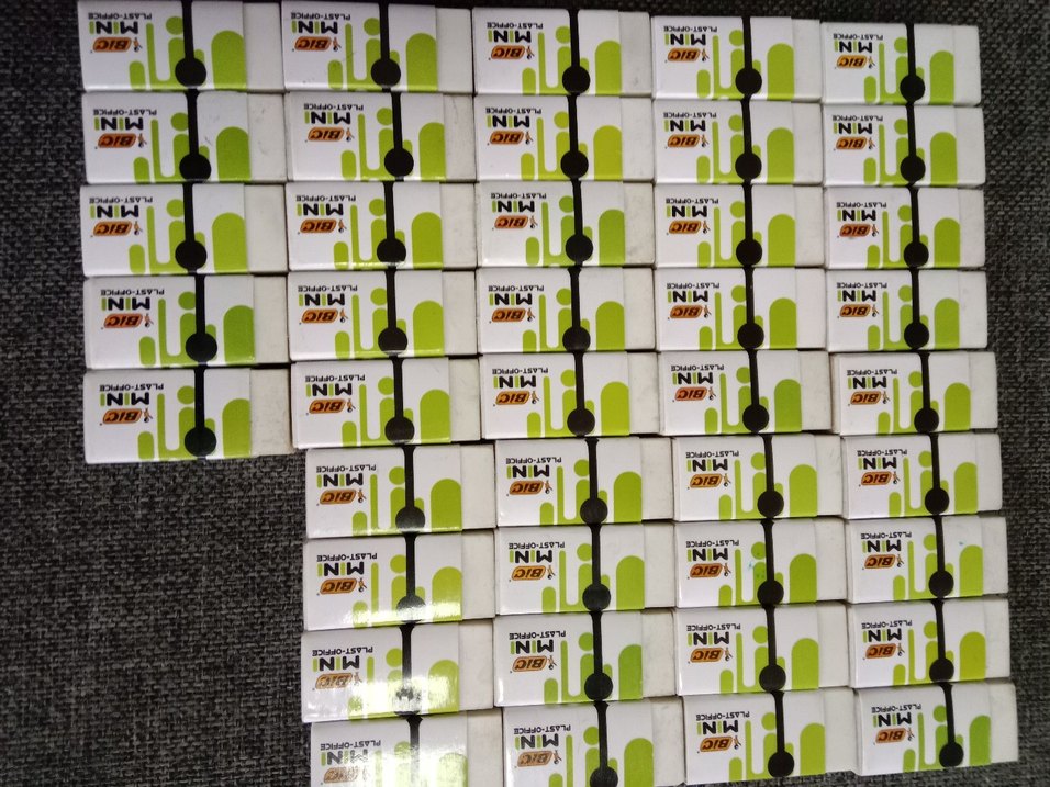 Yeni 40 lı bic beyaz büyük silgiler - Görsel 2