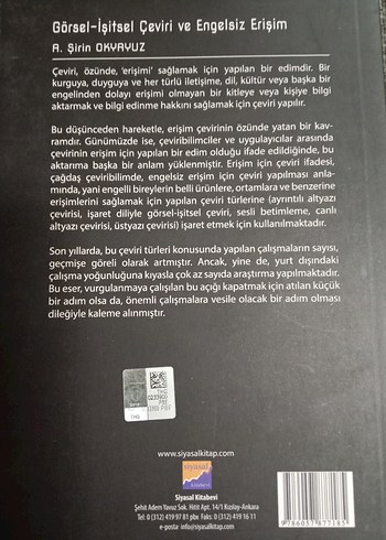 Görsel-İşitsel Çeviri ve Engelsiz Erişim Kitabı - Görsel 4