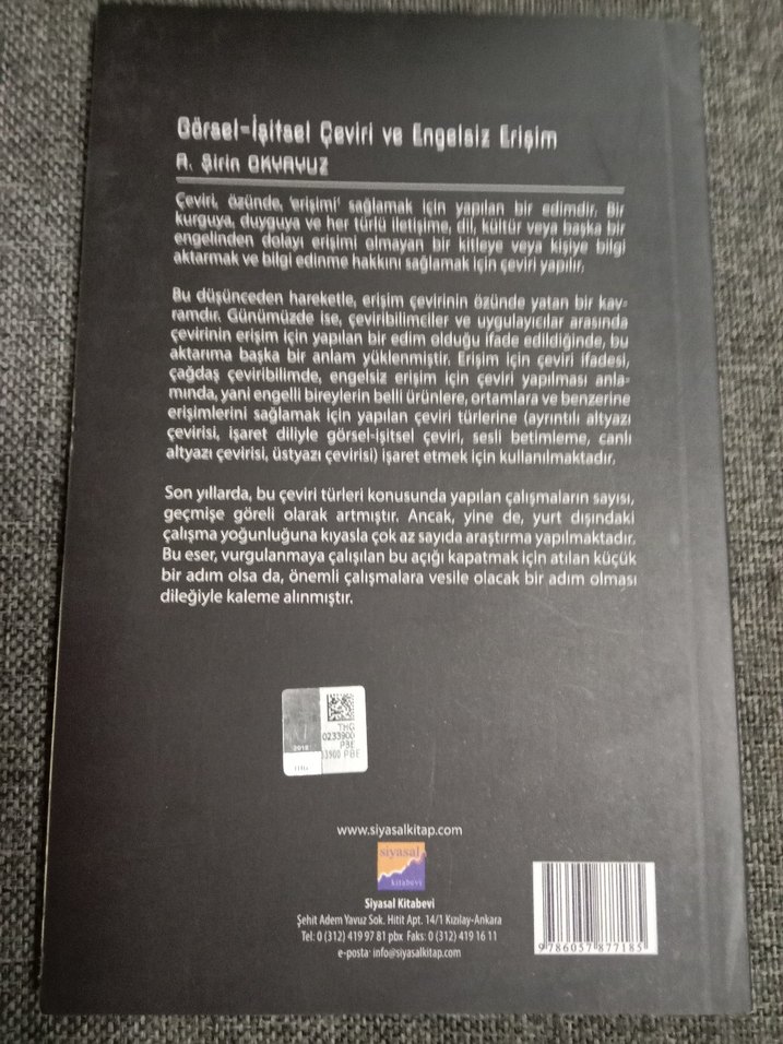 Görsel-İşitsel Çeviri ve Engelsiz Erişim Kitabı - Görsel 2