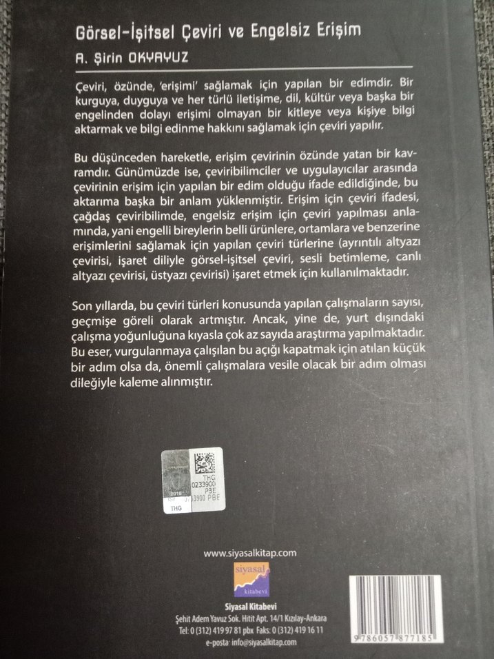 Görsel-İşitsel Çeviri ve Engelsiz Erişim Kitabı - Görsel 4