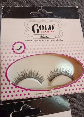 Gold Beauty Renkli Takma tırnak Kirpik Seti - Görsel 5