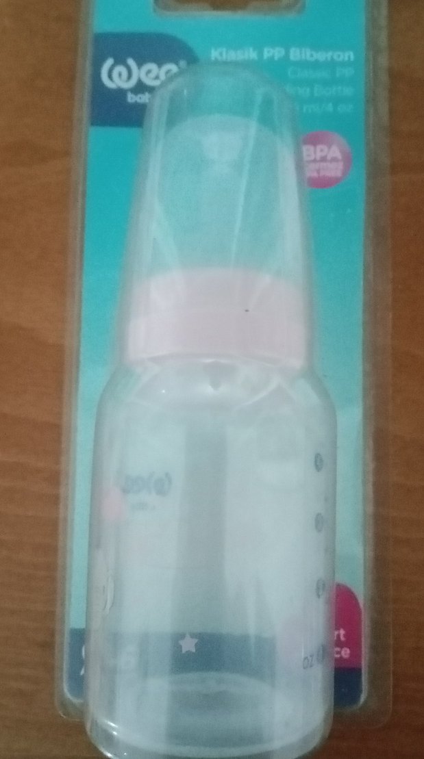 pembe desenli Bebek Biberonu 0-6 Ay - Görsel 2