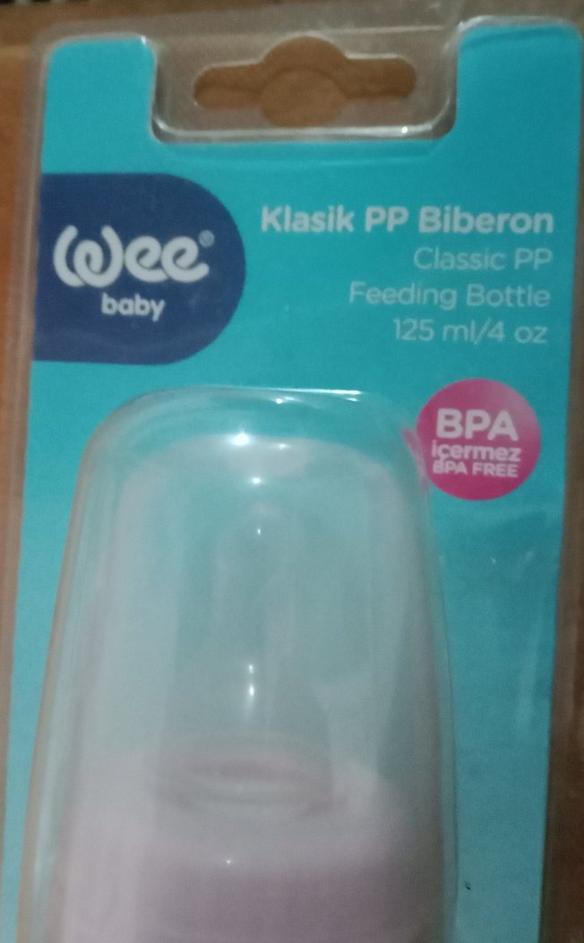 pembe desenli Bebek Biberonu 0-6 Ay - Görsel 3