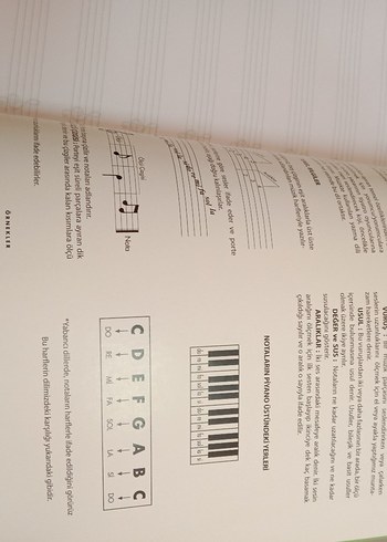 sert kapaklı 40 sayfa Müzik Defteri Set - 2 Renk - Görsel 3