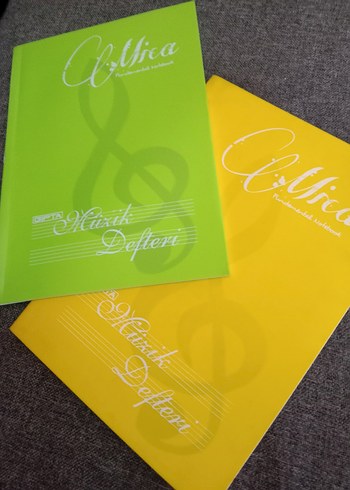 sert kapaklı 40 sayfa Müzik Defteri Set - 2 Renk - Görsel 11