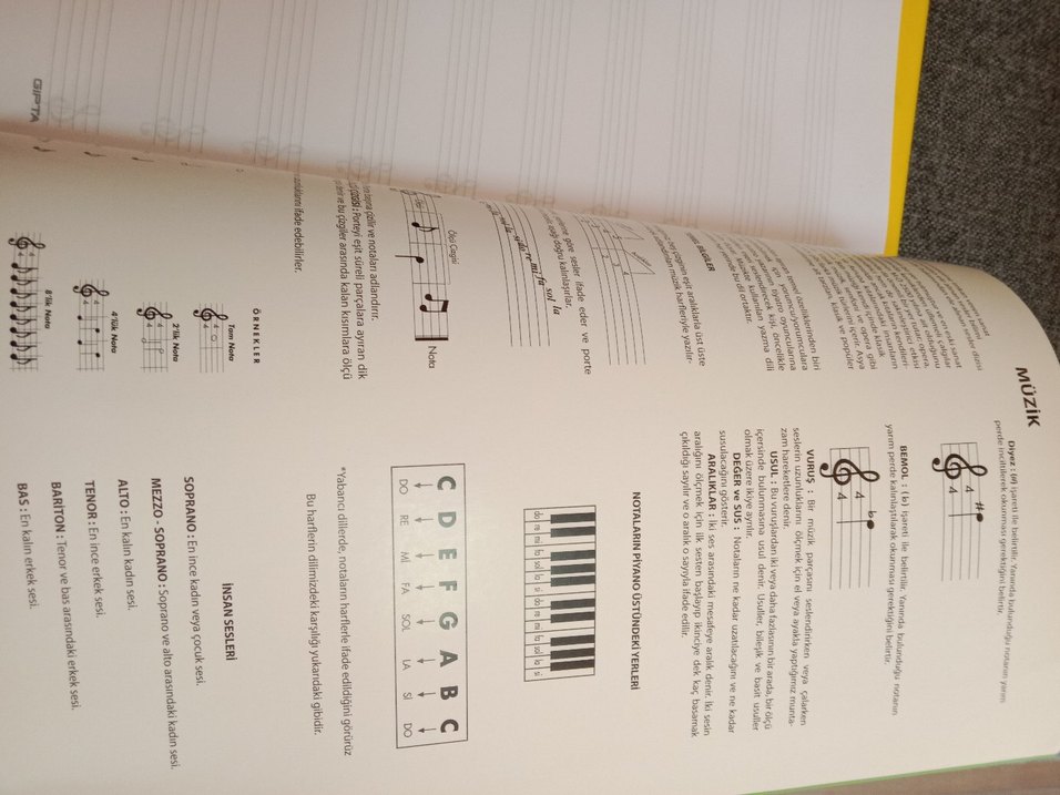 sert kapaklı 40 sayfa Müzik Defteri Set - 2 Renk - Görsel 3