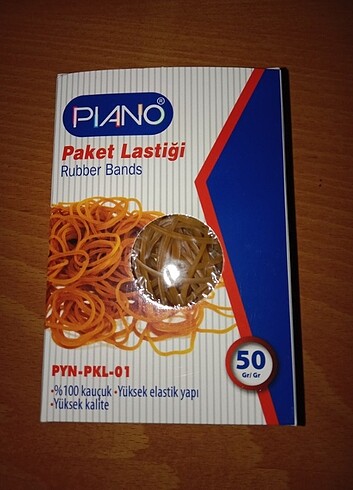  Beden Piano 50 gr.yeni paket lastik 