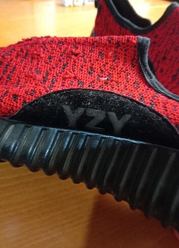 Kırmızı 36 numara yeni spor ayakkabı  - Görsel 5
