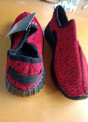 Kırmızı 36 numara yeni spor ayakkabı  - Görsel 9