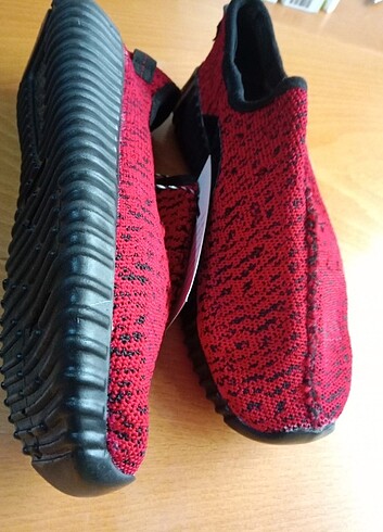Kırmızı 36 numara yeni spor ayakkabı  - Görsel 12