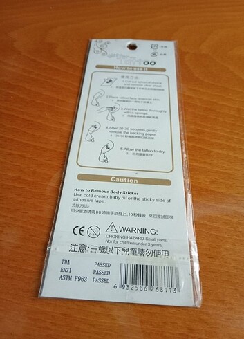 Karışık renkli yeni geçici dövmeler  - Görsel 2