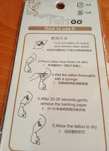 Karışık renkli yeni geçici dövmeler  - Görsel 11