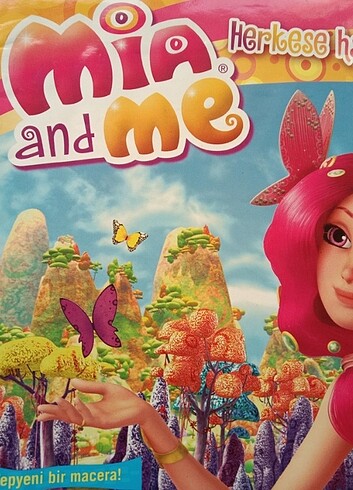 Beden Mia and me eğitici yeni çocuk dergisi orijinaldir