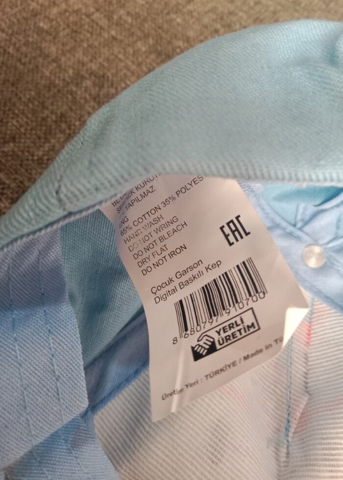 Yeni çocuk garson digital baskılı desenli şık kep  - Görsel 5