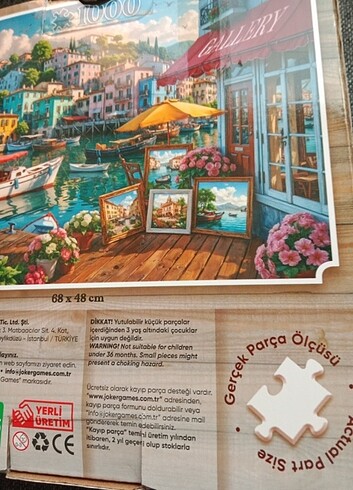 Beden Yeni 1000 li manzaralı puzzle