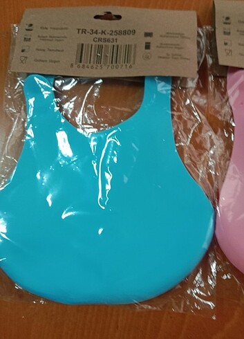 Yeni 2 li silikon çocuk mama önlüğü - Görsel 7