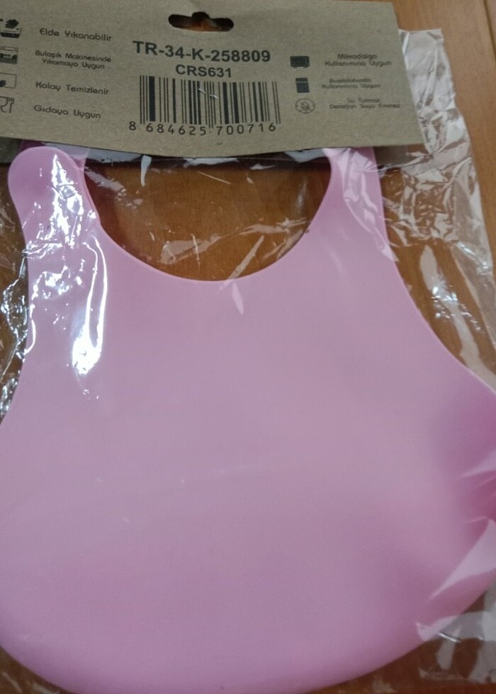 Yeni 2 li silikon çocuk mama önlüğü  - Görsel 3