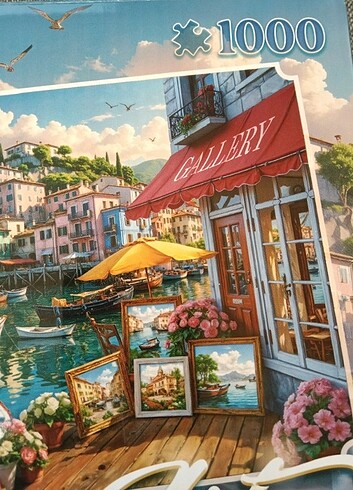 1000 li yeni yetişkin manzaralı puzzle  - Görsel 2