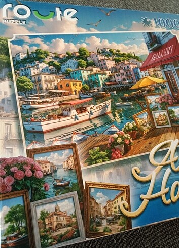1000 li yeni yetişkin manzaralı puzzle  - Görsel 4
