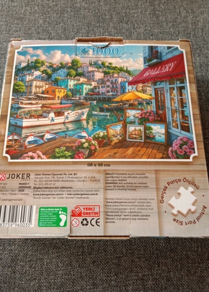1000 li yeni yetişkin manzaralı puzzle  - Görsel 3