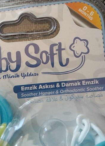 Diğer Babysoft yeni mavi 2 li askılı emzik seti