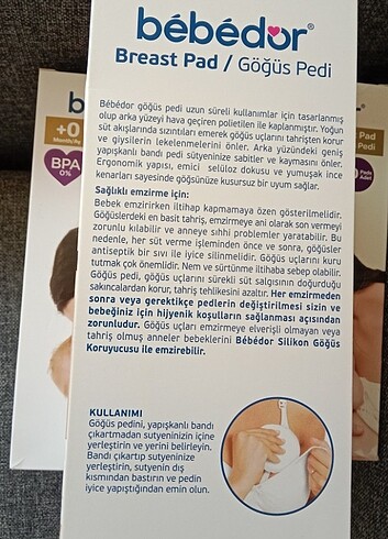 Yeni bebedor 3 lü anne göğüs pedi 