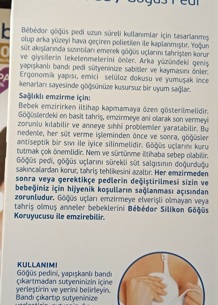 Yeni bebedor 3 lü anne göğüs pedi  - Görsel 5