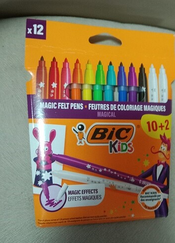 Yeni bic kids 12 li keçeli kalem