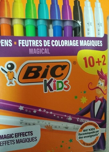 Beden Yeni bic kids 12 li keçeli kalem