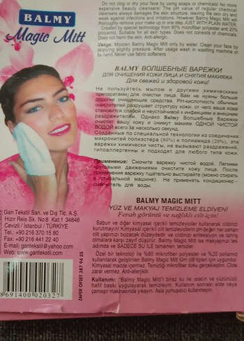 Balmy Magic Mitt Makyaj Temizleme Eldiveni - Görsel 2