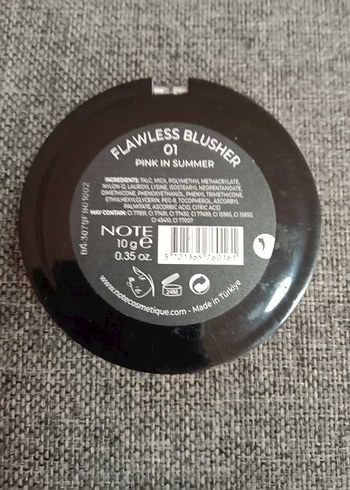 Beden Renk Note Pastel Bej Allık E9M/622