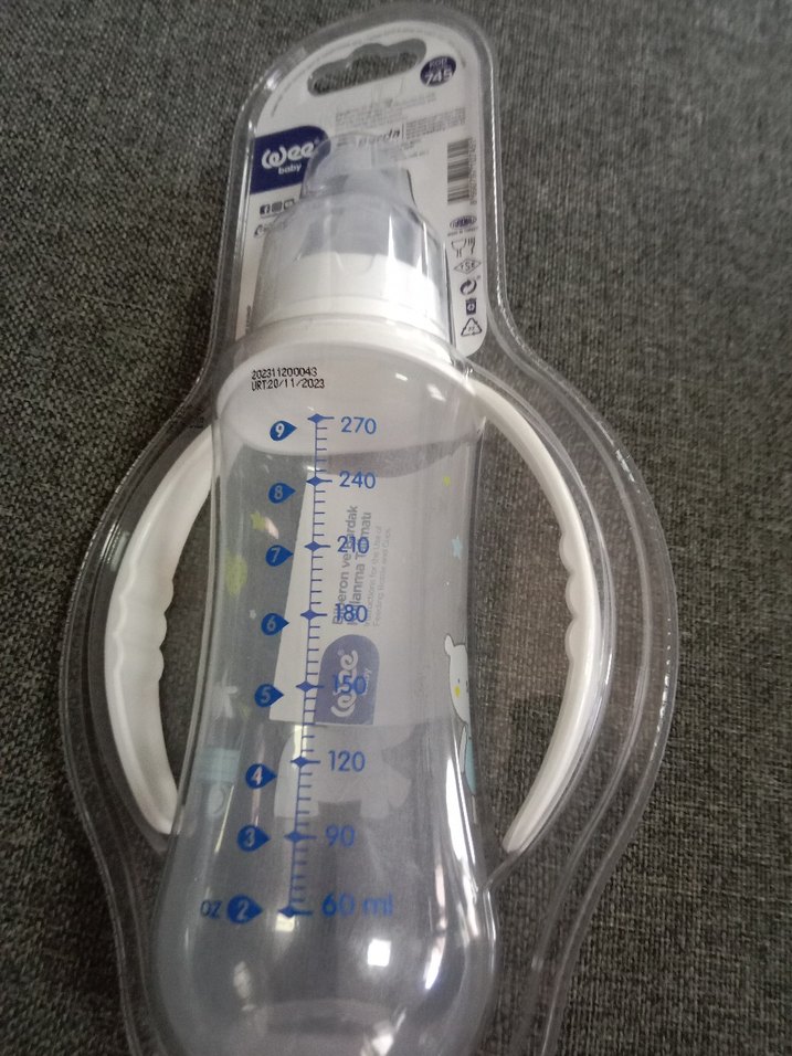 Wee Baby Klasik Kulplu PP Biberon 270ml - Görsel 5