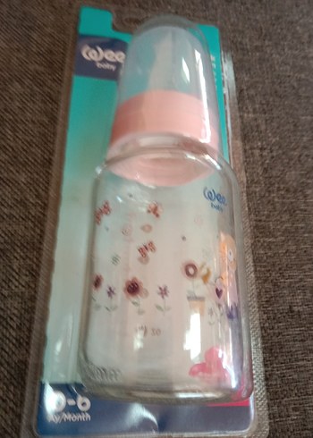 Pembe cam Bebek Biberonu kedi Desenli - Görsel 6