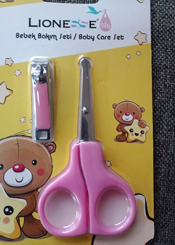 Lionesse Bebek Bakım Seti Pembe