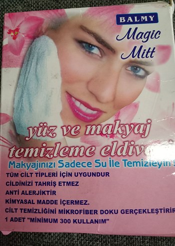 Balmy Magic Mitt Makyaj Temizleme Eldiveni Pembe - Görsel 5