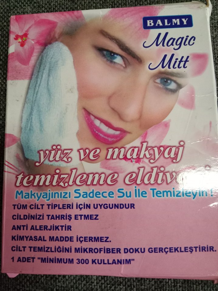 Balmy Magic Mitt Makyaj Temizleme Eldiveni Pembe - Görsel 5